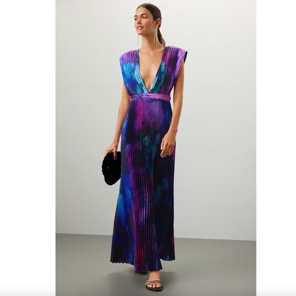 L'IDEE Gala Ombre Gown Size 10 - Picture 2 of 9